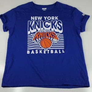 40" NEW YORK NICKS Tailgate BASKETBALL ROLLUP SLEEVES SHORT SLEEVE TSHIRT small